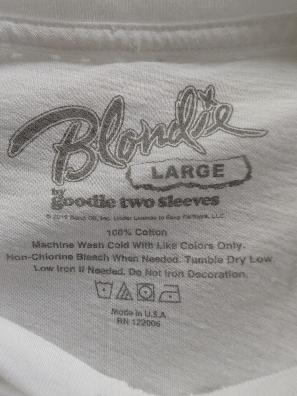 Goodie Two Sleeves Blondie Band T Shirt - Picture 3 of 3